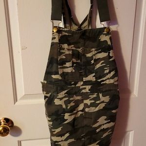 Camo overalls